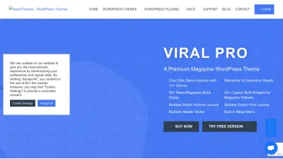 Screenshot preview of hashthemes.com