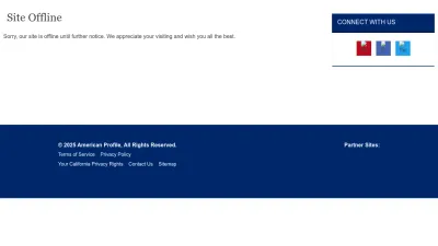 Screenshot preview of americanprofile.com