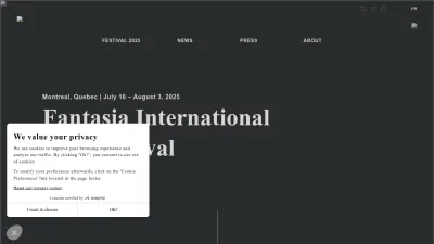 Screenshot preview of fantasiafestival.com