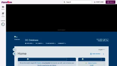 Screenshot of Dc.fandom.com