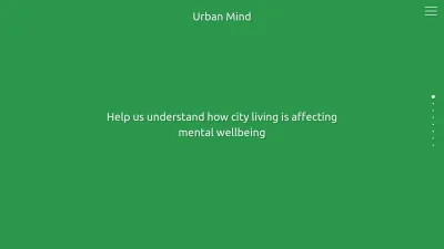Screenshot preview of urbanmind.info