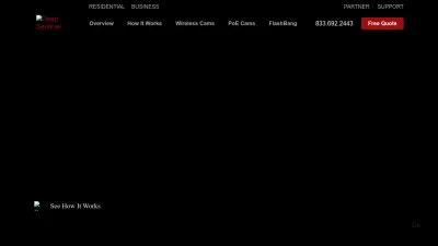 Screenshot preview of deepsentinel.com
