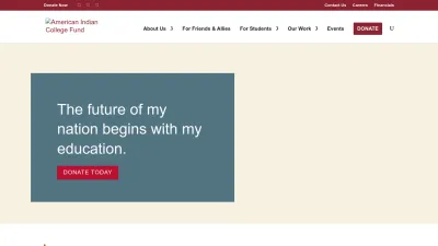 Screenshot preview of collegefund.org