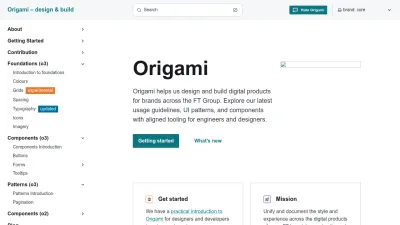 Screenshot preview of origami.ft.com