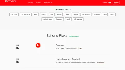 Screenshot preview of sfstation.com