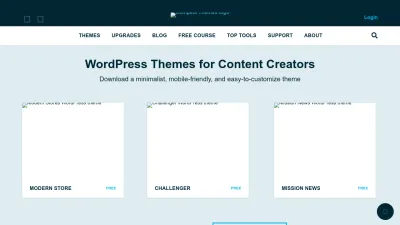 Screenshot preview of competethemes.com
