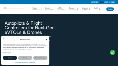 Screenshot preview of embention.com