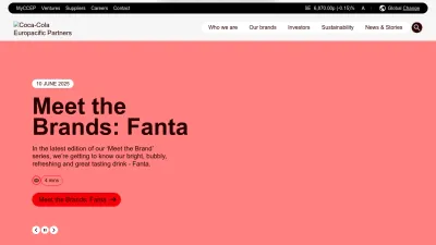 Screenshot preview of cocacolaep.com