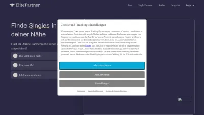 Screenshot preview of elitepartner.de