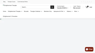 Screenshot preview of enlightenmentthangka.com