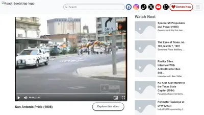 Screenshot preview of texasarchive.org