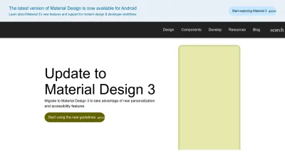 Screenshot preview of m2.material.io