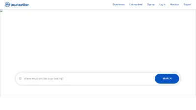 Screenshot preview of boatsetter.com