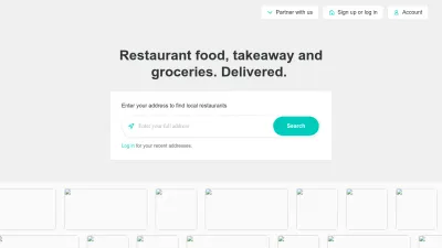 Screenshot preview of deliveroo.it
