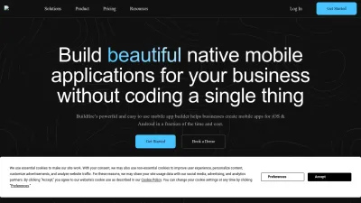 Screenshot preview of buildfire.com