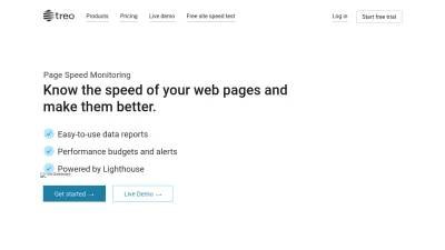 Screenshot preview of treo.sh