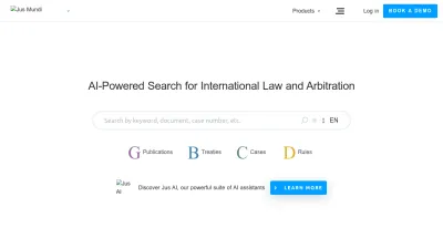 Screenshot preview of jusmundi.com