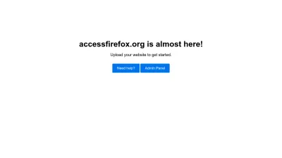 Screenshot preview of accessfirefox.org