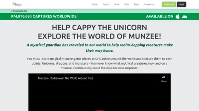 Screenshot preview of munzee.com