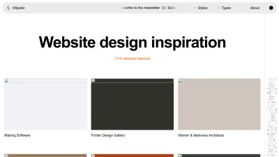 Screenshot preview of httpster.net