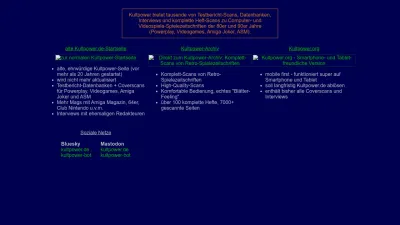 Screenshot preview of kultpower.de
