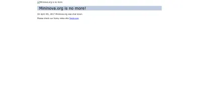 Screenshot preview of mininova.org