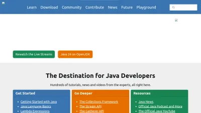 Screenshot preview of dev.java