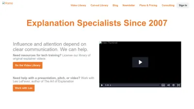 Screenshot preview of commoncraft.com