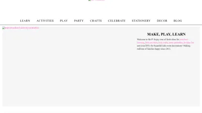 Screenshot preview of mrprintables.com