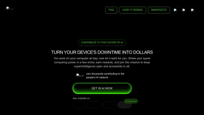 Screenshot preview of wombo.ai
