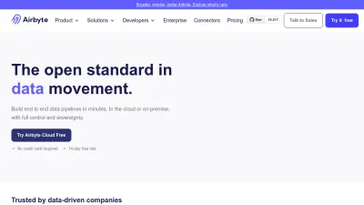 Screenshot preview of airbyte.com