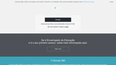 Screenshot preview of e360.edu.gov.pt