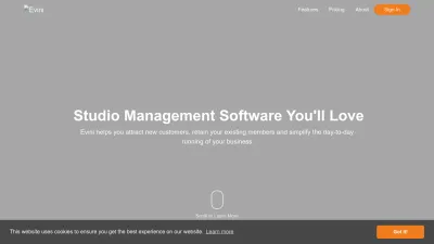 Screenshot preview of evini.com