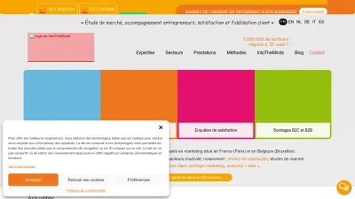 Screenshot preview of intotheminds.com