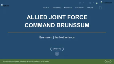 Screenshot preview of jfcbs.nato.int