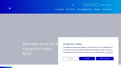 Screenshot preview of airfranceklm.com