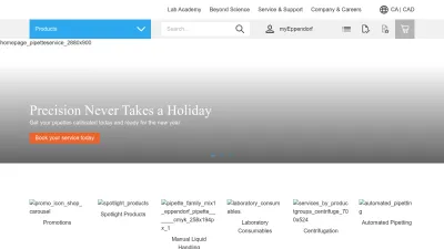 Screenshot preview of eppendorf.com