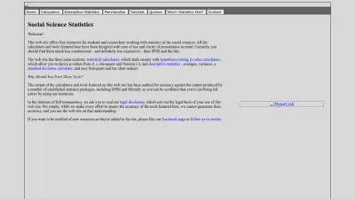 Screenshot preview of socscistatistics.com