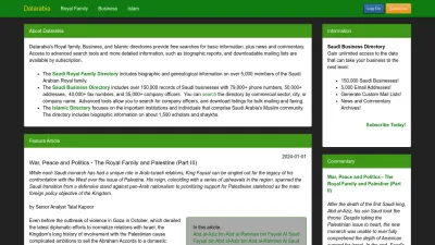 Screenshot preview of datarabia.com