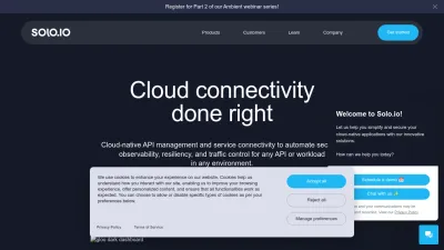 Screenshot preview of solo.io