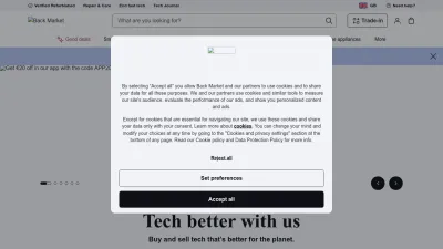 Screenshot preview of backmarket.co.uk