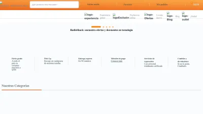 Screenshot preview of radioshack.com.mx
