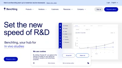 Screenshot preview of benchling.com