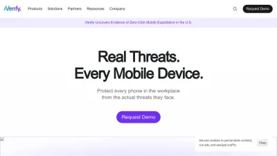 Screenshot preview of iverify.io