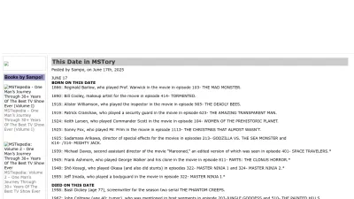 Screenshot preview of mst3kinfo.com