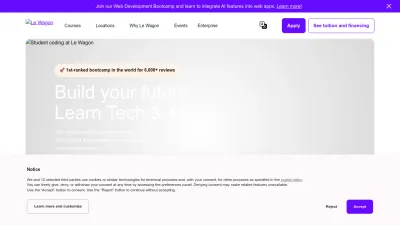 Screenshot preview of lewagon.com