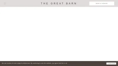 Screenshot preview of thegreatbarndevon.co.uk