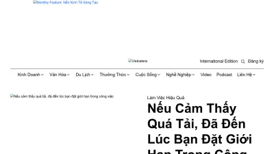Screenshot preview of vietcetera.com