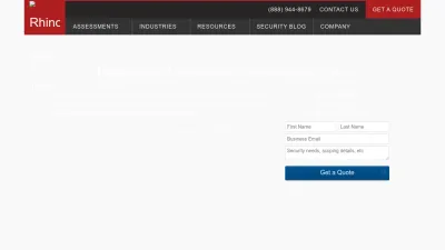 Screenshot preview of rhinosecuritylabs.com