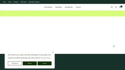 Screenshot preview of lettucegrow.com